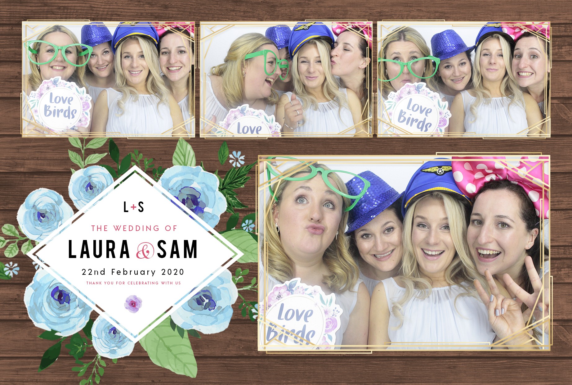 Laura and Sam's Wedding | View more photos from the event at gallery.myphotoboothexperience.co.uk/u/MyPhotoBoothExperienceLtd/Laura-and-Sams-Wedding